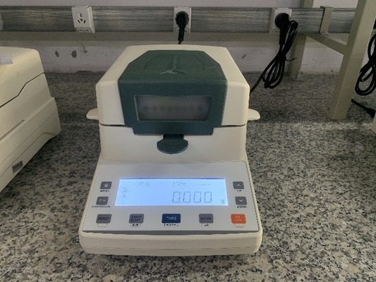medidor do analisador da umidade do halogênio do tela táctil 110g/0.001g